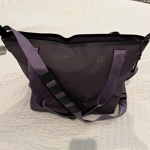 Nike athletic tote bag plum color